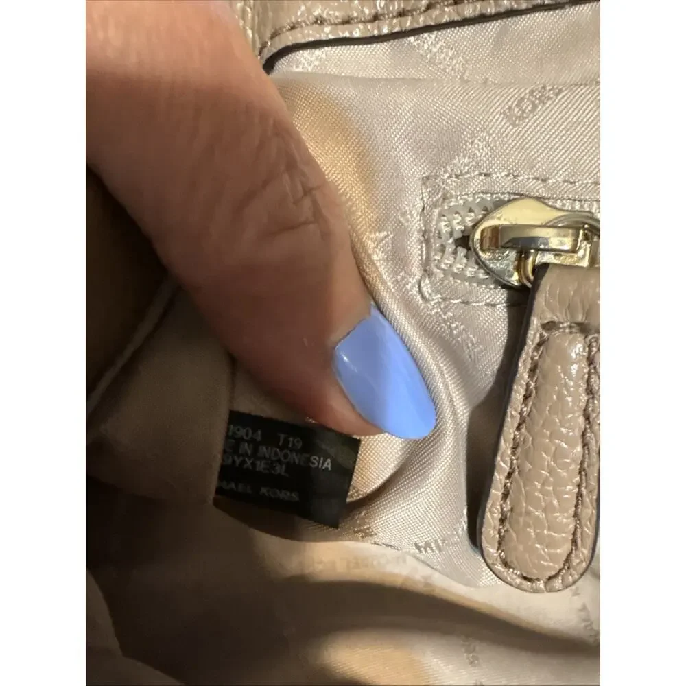 Michael Kors Tan Shoulder Bag with Slouchy Silhouette